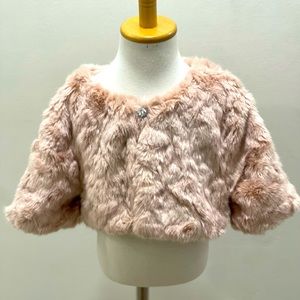 H&M Little Girls Faux Fur Shrug